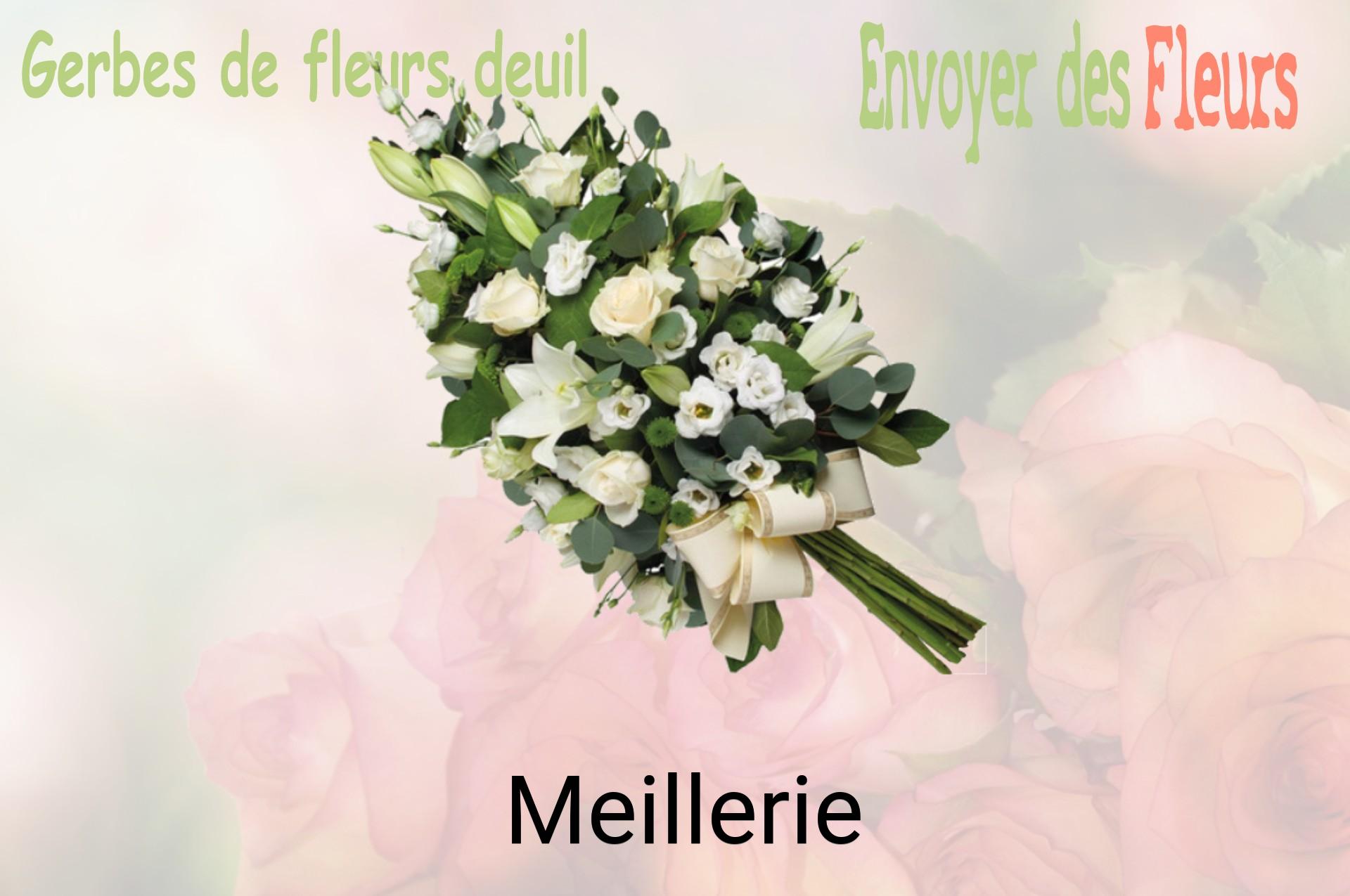 Gerbe de fleurs de deuil livrée à Meillerie
